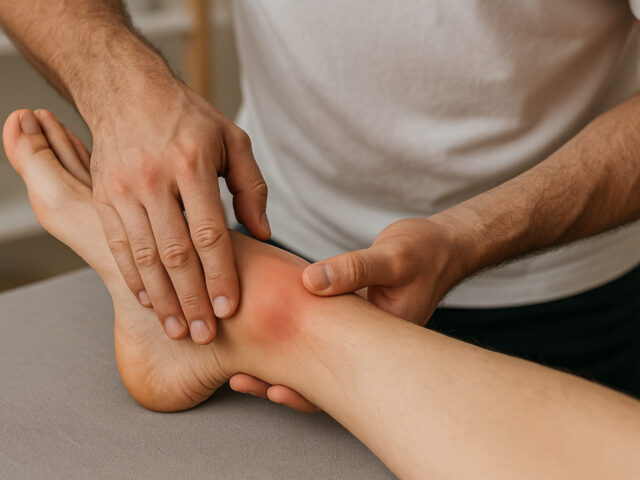 Ankle Sprain Needling Treatment Englewood, Colorado